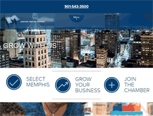 Tablet Screenshot of memphischamber.com