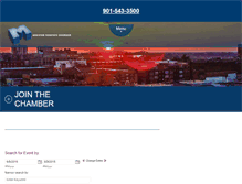 Tablet Screenshot of events.memphischamber.com